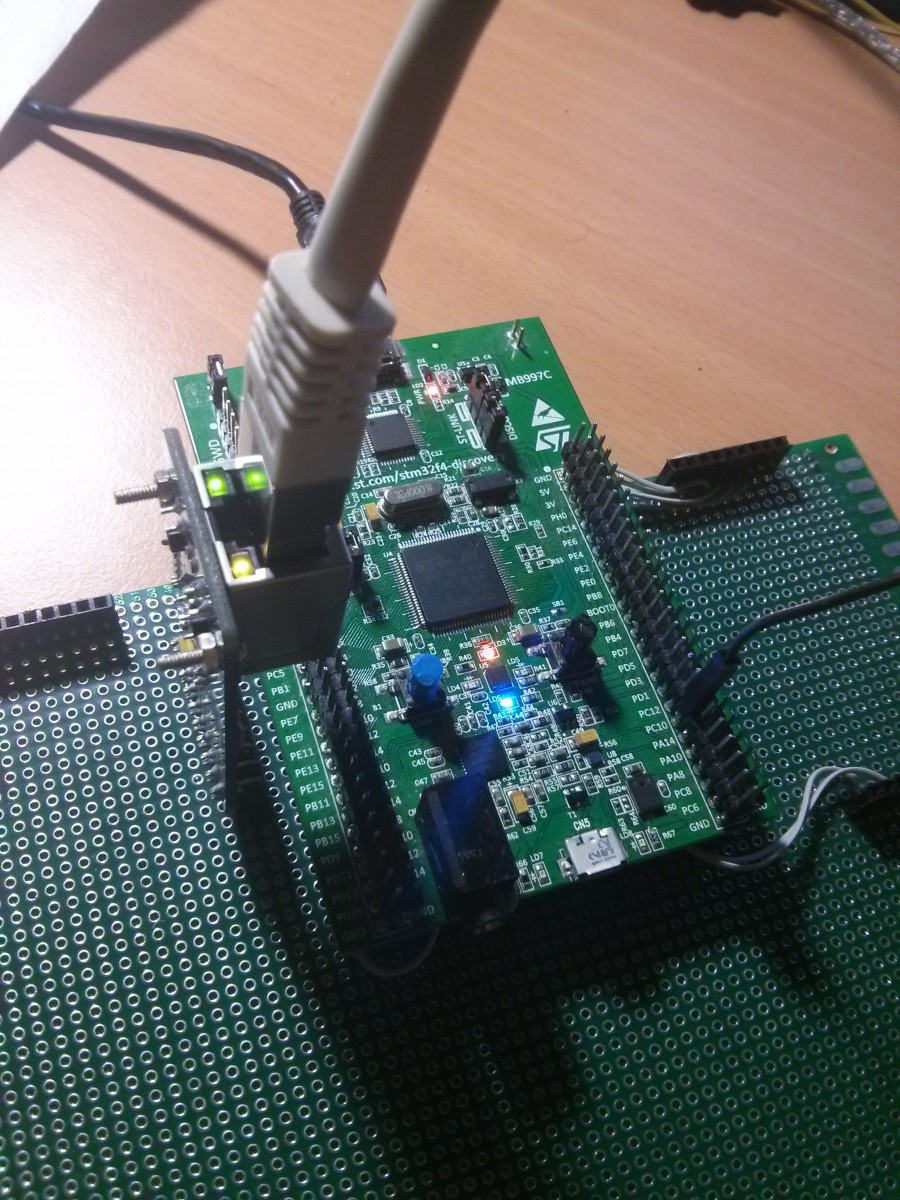 LwIP ethernet on STM32F4-Discovery - STM32F4 Discovery